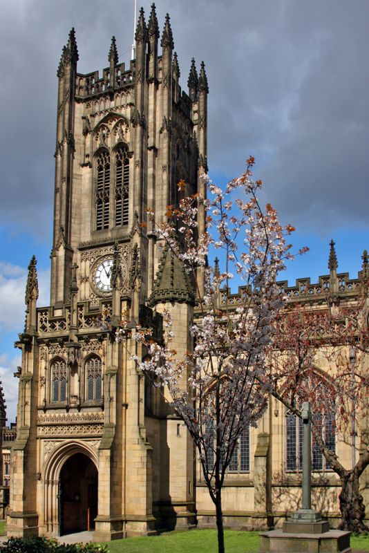 Manchester Cathedral set fra syd
