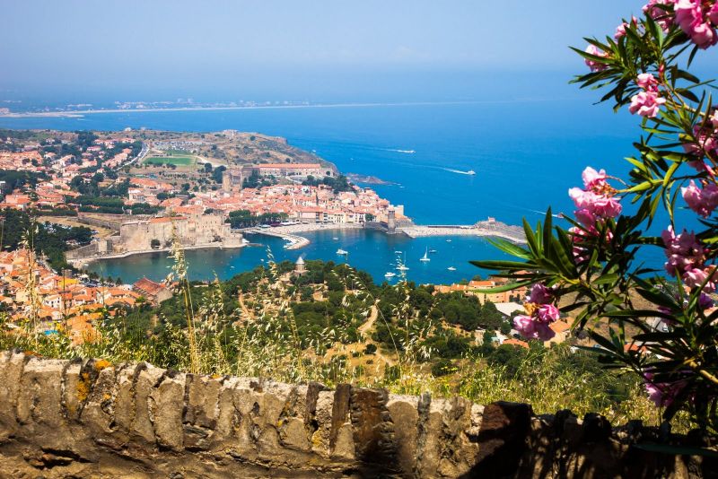 View towards Collioure from Fort Sain-Elme
