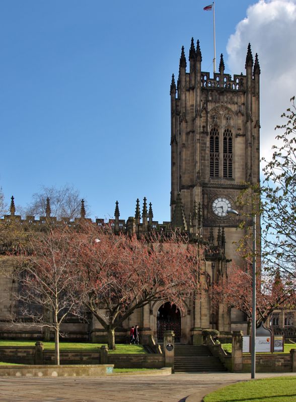 Manchester Cathedral set fra Nord
