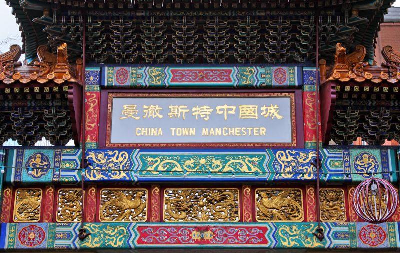 Nærbillede af Chinatownportalen
