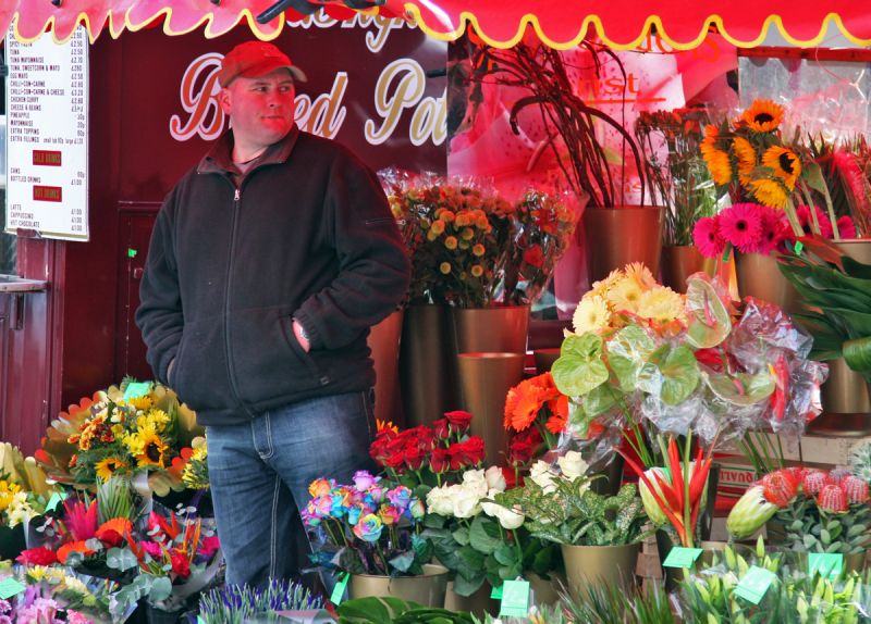 Blomsterhandler i Manchester
